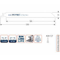 RECIPROZAGEN RC740/1122EF / (VPE 5 STUKS)