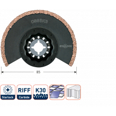 OS 85K3 STARLOCK SEGMENTZAAGBLAD HM-RIFF ø85