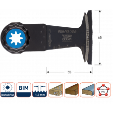 PTK13/65BI STARLOCK PLUS BIM INVALZGBL.HOUT/METAAL 65X50MM