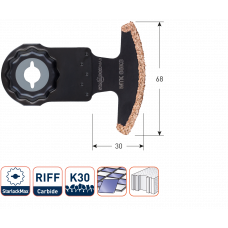 MTK68K3 STARLOCK MAX HM-RIFF SEGMENTZAAGBLAD 68 X 30 MM